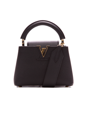 Louis Vuitton Black Capucines Bag