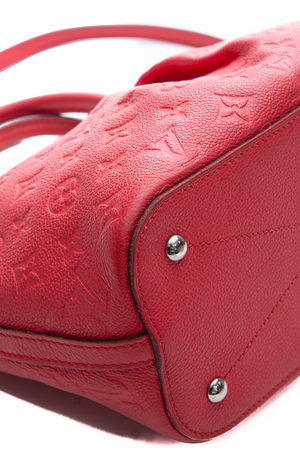 Louis Vuitton Red Empreinte Mazarine Bag