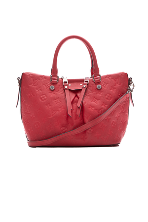 Louis Vuitton Red Empreinte Mazarine Bag