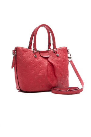 Louis Vuitton Red Empreinte Mazarine Bag