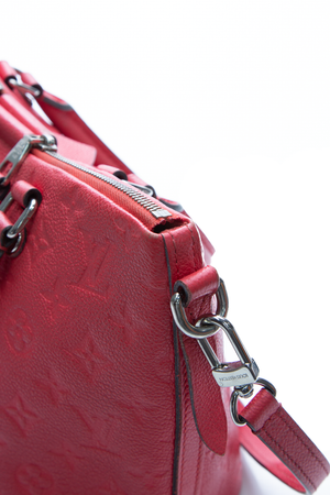 Louis Vuitton Red Empreinte Mazarine Bag