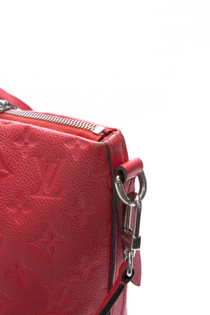 Louis Vuitton Red Empreinte Mazarine Bag