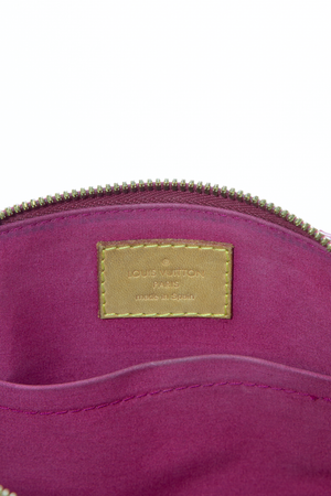 Louis Vuitton Red Vernis Alma Bag