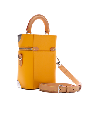 Louis Vuitton Yellow Vertical Box Trunk Bag