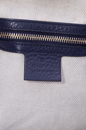 Gucci Navy Soho Hobo Bag