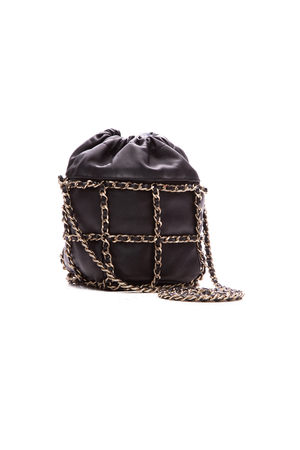 Chanel Chain Cage Bucket Bag