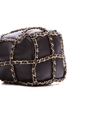 Chanel Chain Cage Bucket Bag