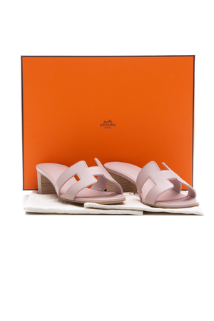 Hermes  Epsom Oasis Sandals - Size 35