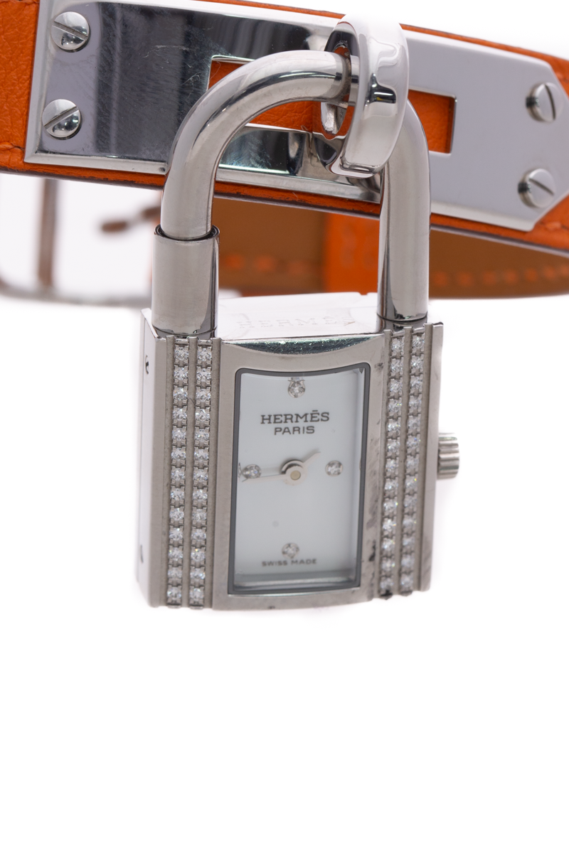 Hermes Diamond Kelly Cadena Watch