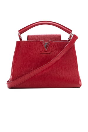 Louis Vuitton Red Capucines Bag