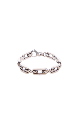 David Yurman Silver Mens Link Bracelet