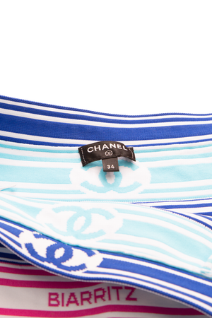 Chanel Striped Skirt - Size 34