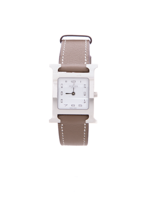 Hermes Etoupe Heure H Watch