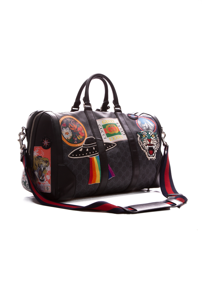 Gucci courrier soft gg supreme duffle bag best sale