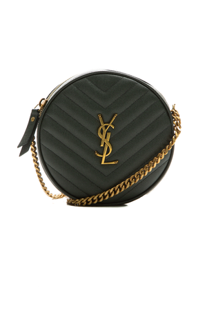 Saint Laurent Round Vinyle Camera Bag