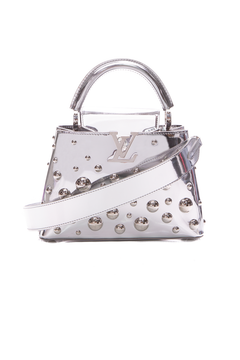 Louis Vuitton シルバー バッグ タッセル付き Louis Vuitton LV x YK Capucines BB bag - Couture USA