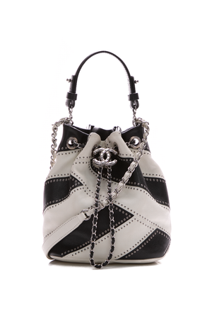 Chanel Studded Bucket Bag