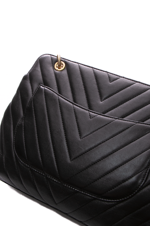 Chanel Chevron Chain Top Handle Bag