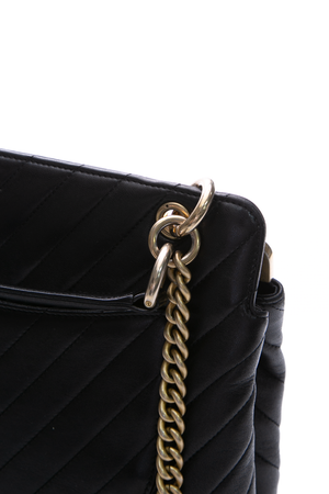 Chanel Chevron Chain Top Handle Bag