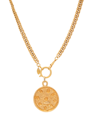 Vintage Medallion Long Necklace