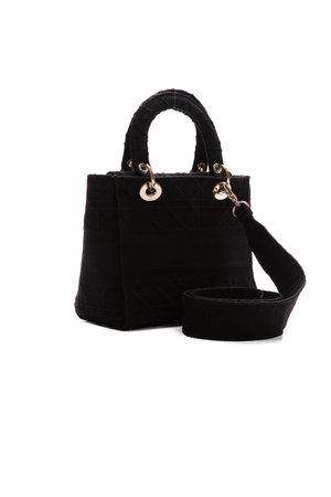 Christian Dior Black Lady D-Lite Bag