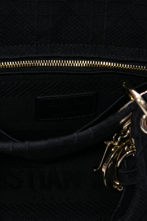 Christian Dior Black Lady D-Lite Bag