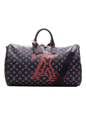 Louis Vuitton Navy Upside Down Keepall 