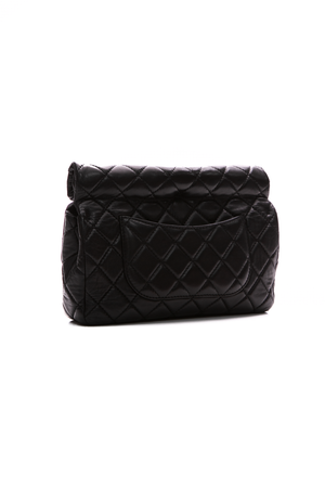 Chanel Black 2.55 Roll Reissue Clutch