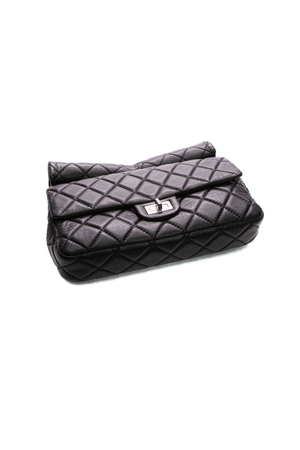 Chanel Black 2.55 Roll Reissue Clutch