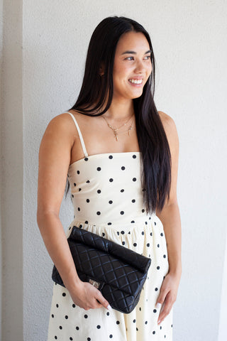 Chanel Black 2.55 Roll Reissue Clutch