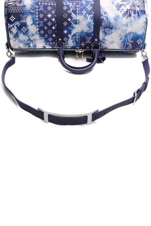 Louis Vuitton Blue Bandana Keepall Bandouliere 