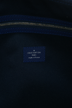 Louis Vuitton Blue Bandana Keepall Bandouliere 