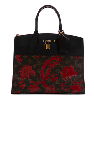 Louis Vuitton Mono/Red Blossom City Steamer