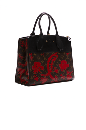 Louis Vuitton Mono/Red Blossom City Steamer