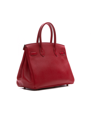 Hermes Red Epsom Birkin Bag