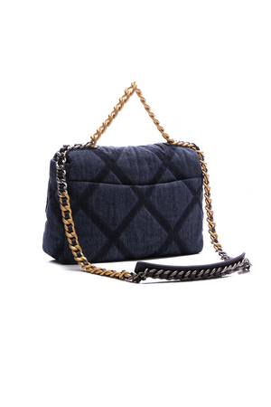 Chanel Blue Denim Chanel19 Flap Bag