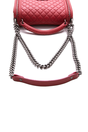 Chanel Chain Medium Boy Bag with Top Handle