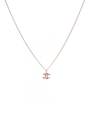 Chanel Crystal CC Necklace