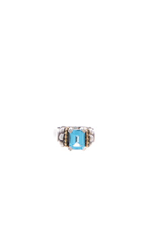 Lagos Caviar Topaz Ring - Size 6.5