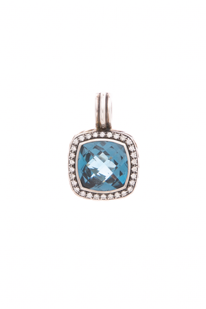 David Yurman Blue Topaz Pendant