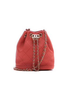 Chanel Mini Drawstring CC Bucket Bag