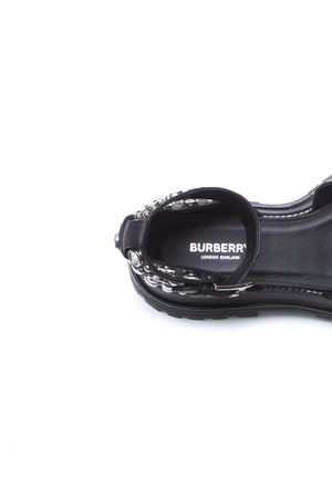 Burberry Black Barnsby Stud Sandals 