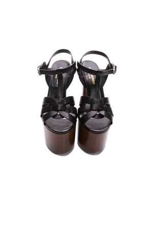 Saint Laurent Tribute Platform Sandals - Size 36