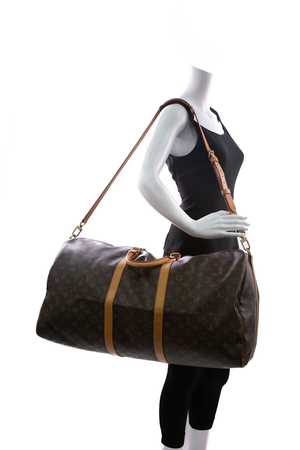 Louis Vuitton Vintage Keepall 60 Bandouliere Travel Bag