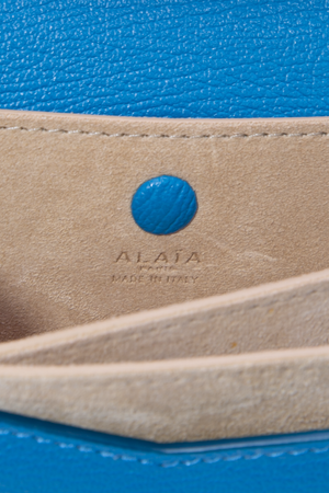 Alaia Blue Le Papa Crossbody Bag 