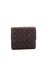 Louis Vuitton Brown Mini Lin Flap Wallet