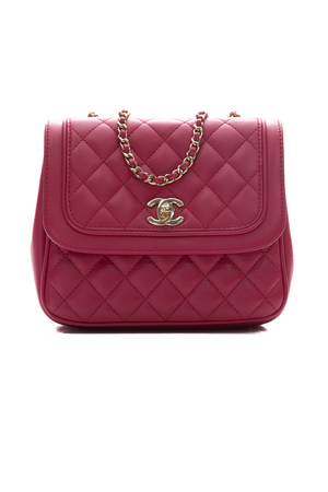 Chanel Raspberry Lovely Day Flap Bag