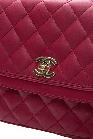 Chanel Raspberry Lovely Day Flap Bag