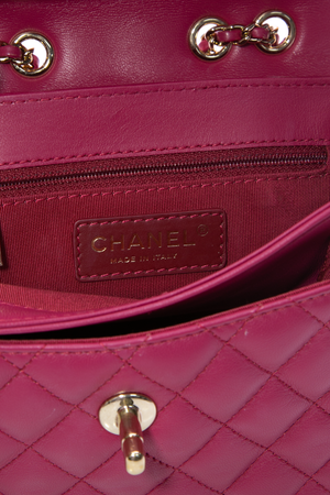 Chanel Raspberry Lovely Day Flap Bag