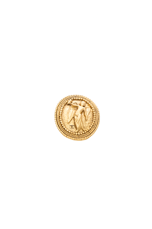 Chanel  Angel Oval Brooch 